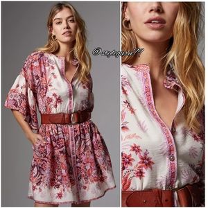 NWT, Anthropologie, Janelle Oversized Tunic Babydoll Dress